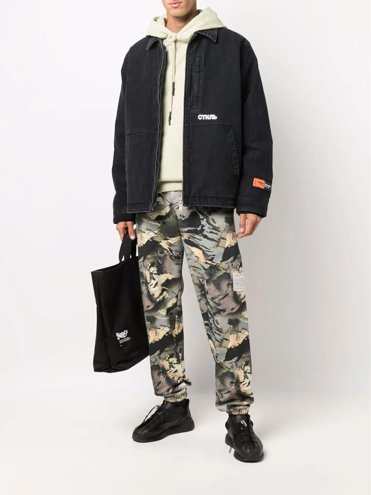 Heron Preston カモフラージュ柄 トラックパンツ - 画像2