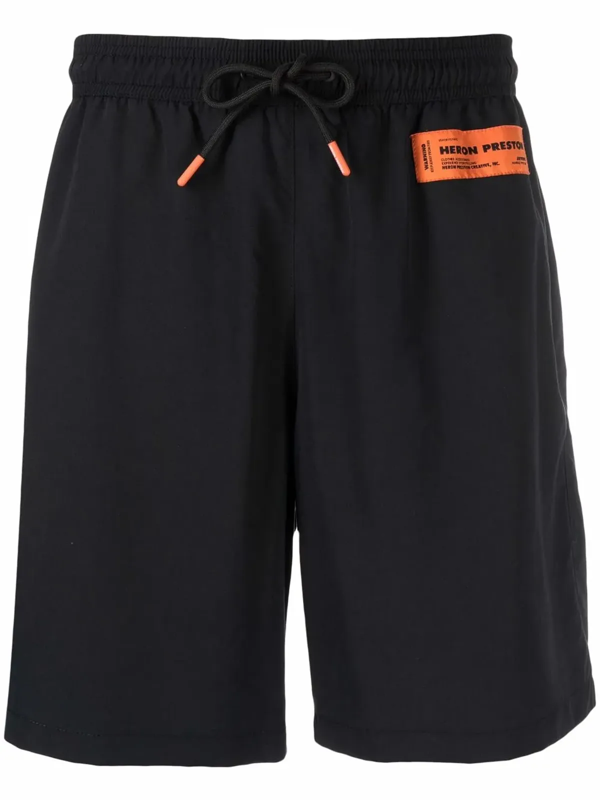 Heron Preston ロゴパッチ ドローストリング スイムショーツ - 画像1
