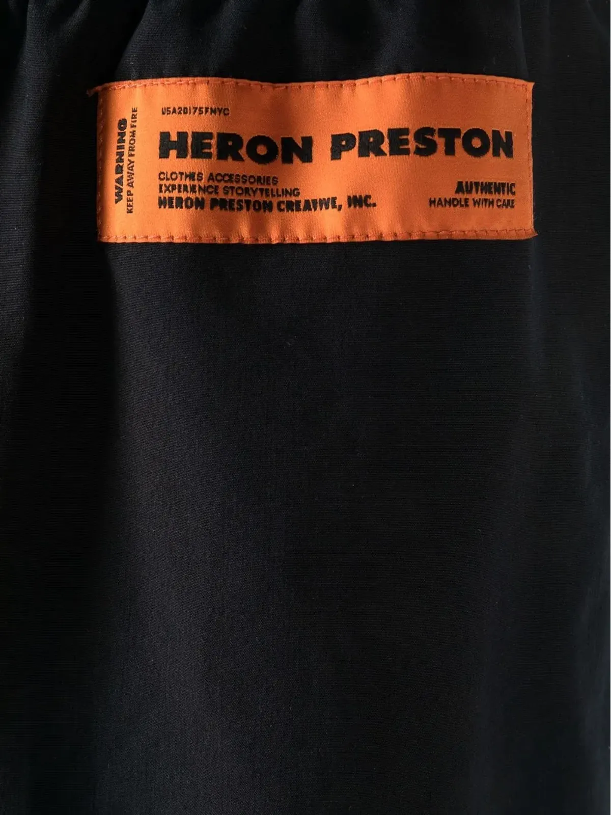 Heron Preston ロゴパッチ ドローストリング スイムショーツ - 画像3