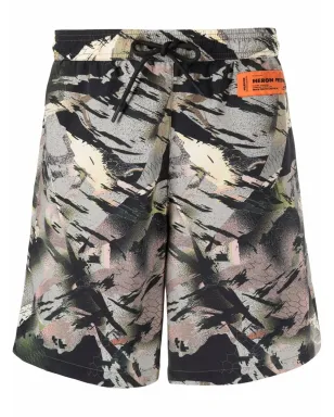 Heron Preston アブストラクトプリント スイムショーツ - サムネイル1