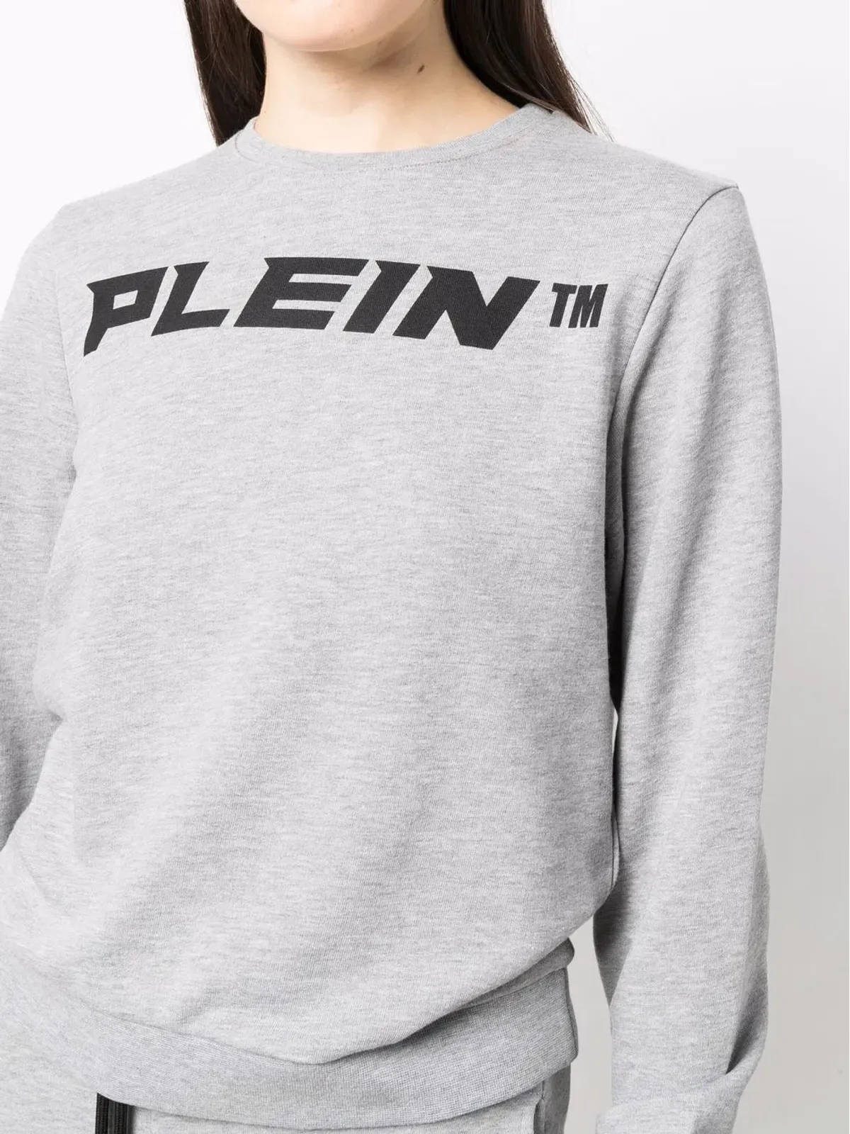 Philipp Plein ロゴプリント メランジ風スウェットシャツ - 画像5