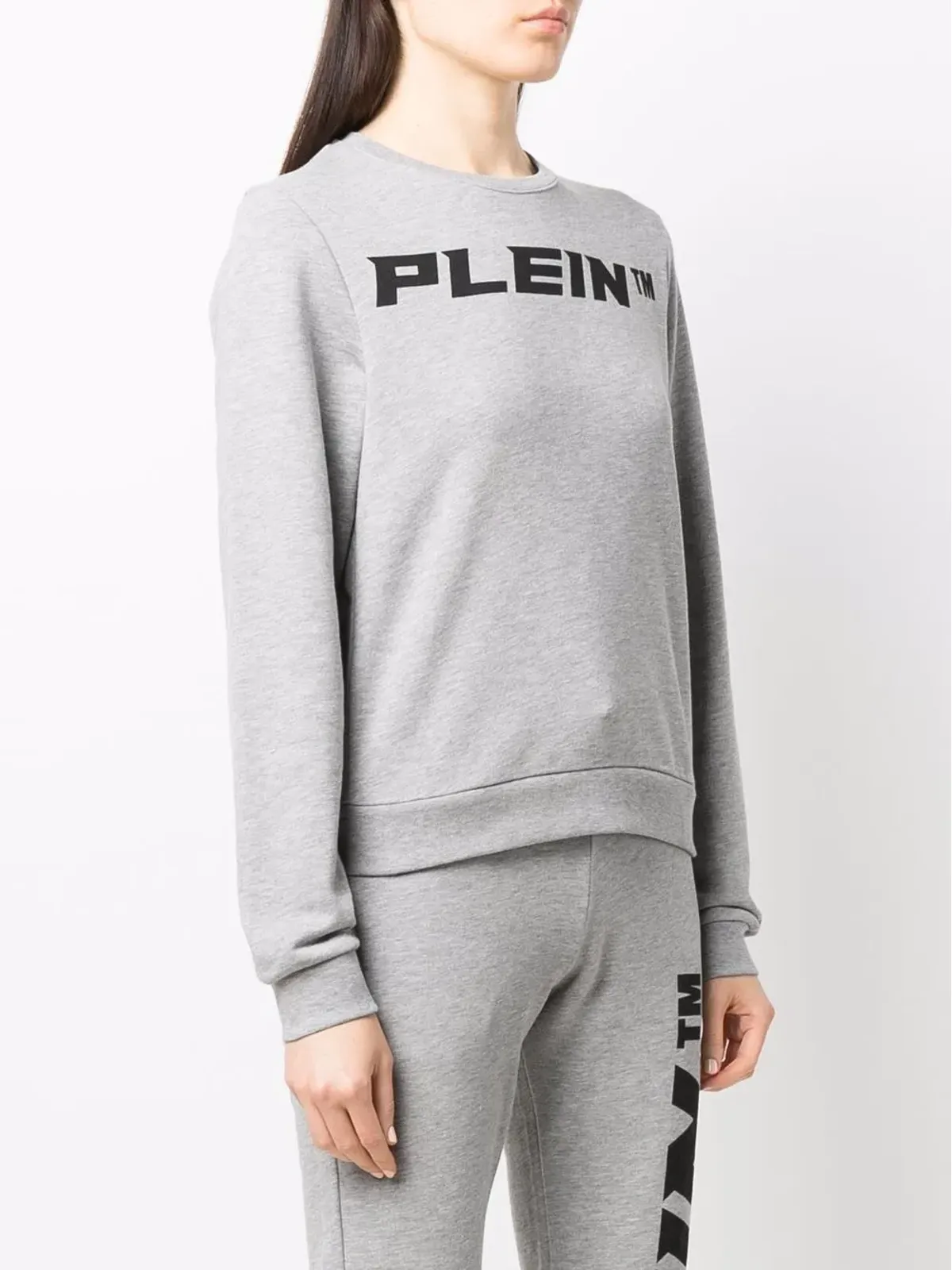 Philipp Plein ロゴプリント メランジ風スウェットシャツ - 画像3