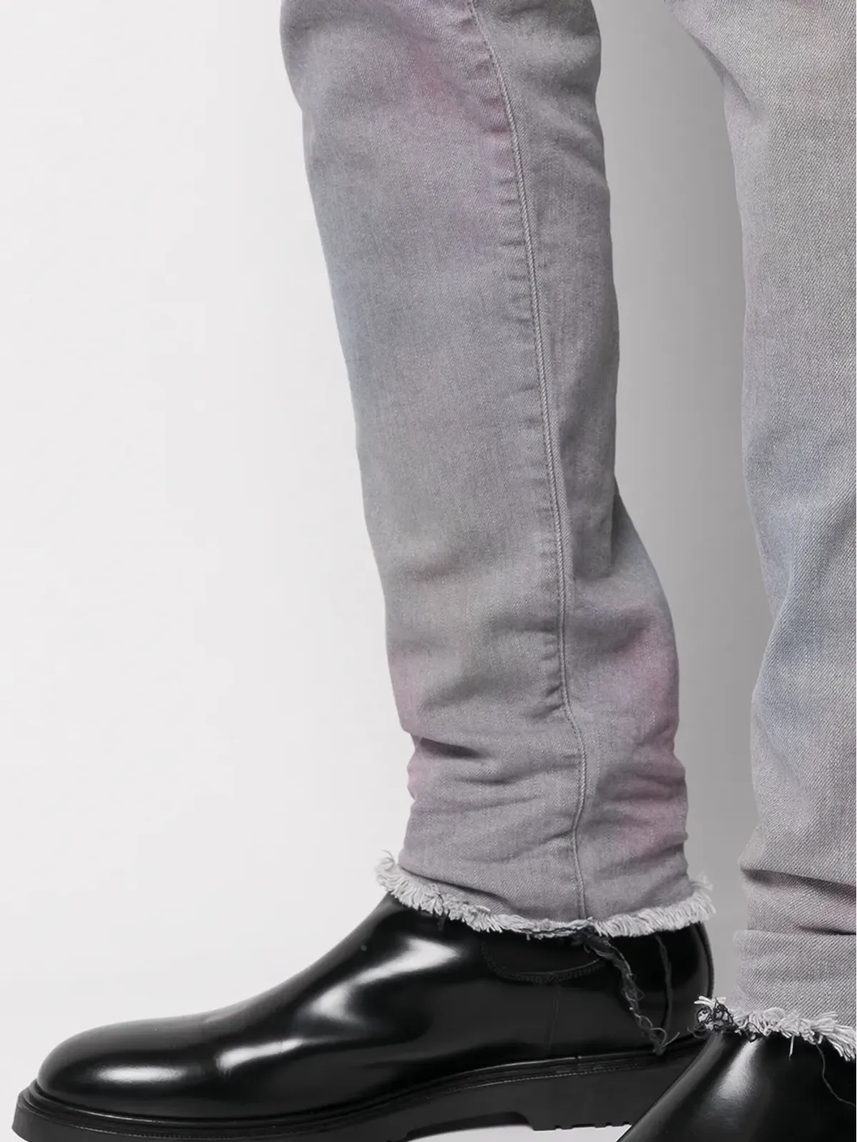 John Elliott ジョン・エリオット The Cast 2 ミッドライズ distressed ストレートジーンズ - 画像5