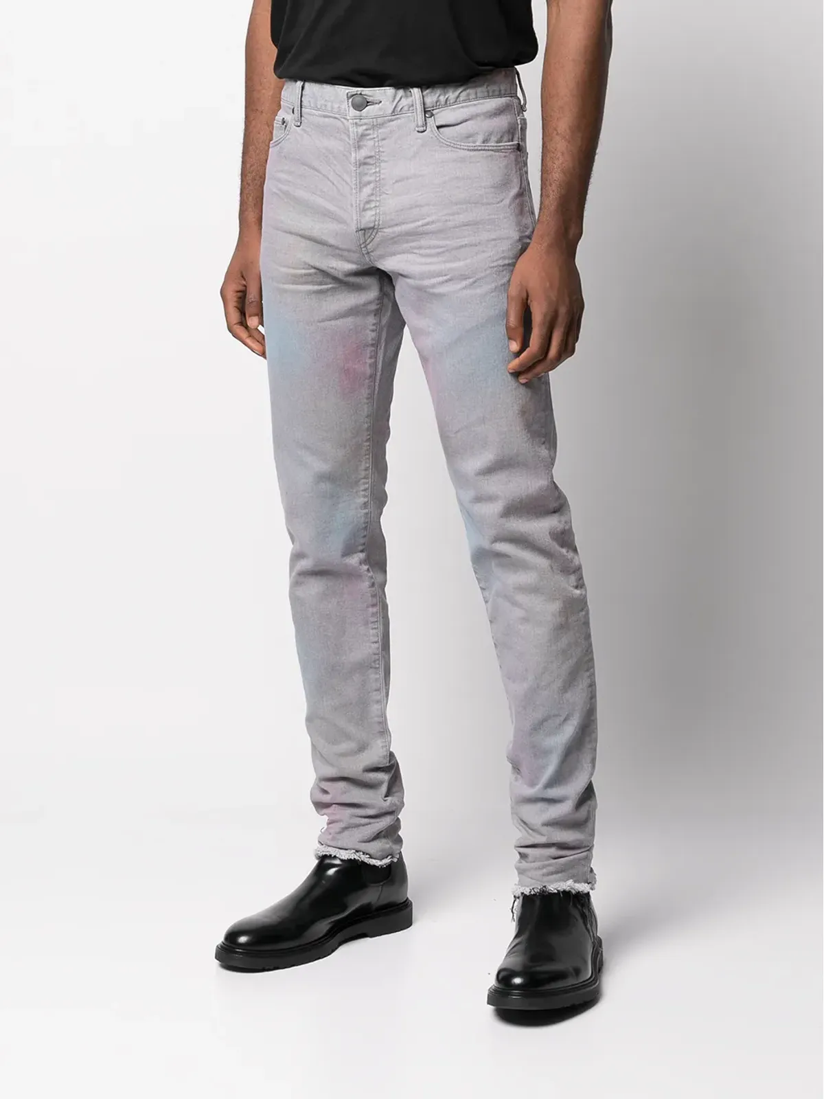 John Elliott ジョン・エリオット The Cast 2 ミッドライズ distressed ストレートジーンズ - 画像3