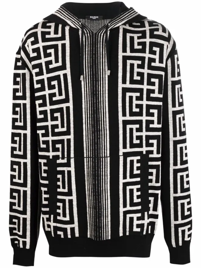 BALMAIN Balmain マキシモノグラム フーディーの商品画像