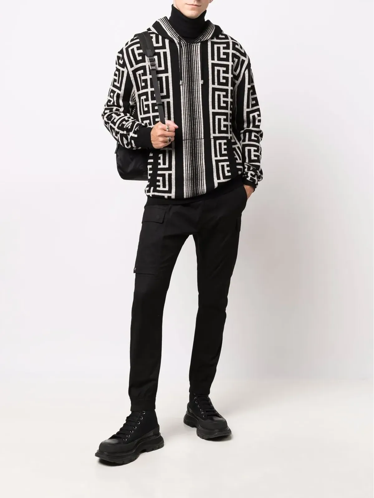 Balmain マキシモノグラム フーディー - 画像2
