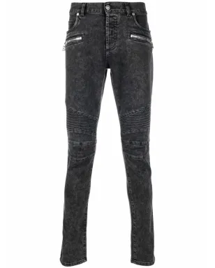 Balmain リブドニー・スリムフィットジーンズ - サムネイル1