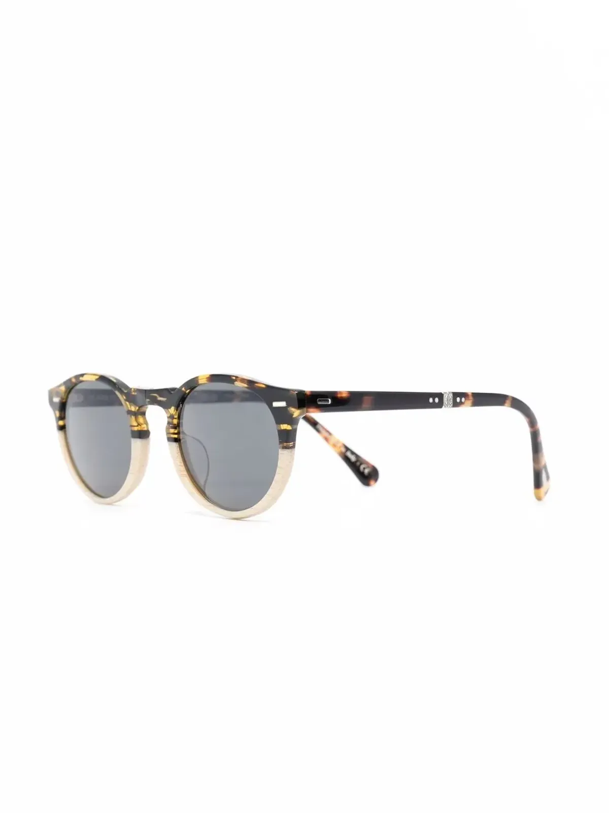 Oliver Peoples べっ甲柄折り畳みサングラス - 画像2