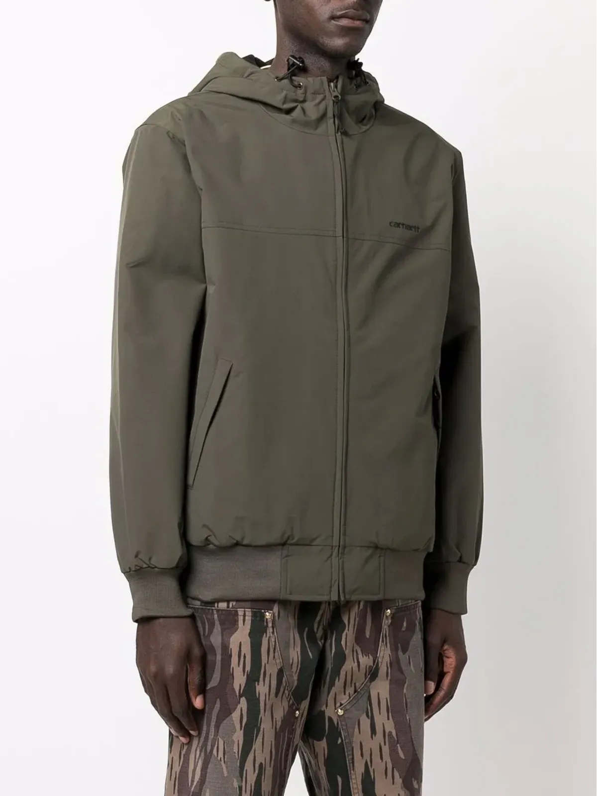 Carhartt WIP フード付きボンバージャケット - 画像3
