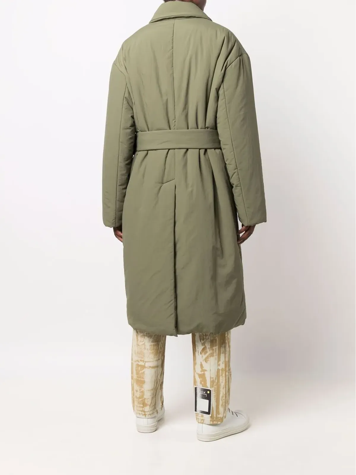 Off-White パッド入りダブルブレストコート - 画像4