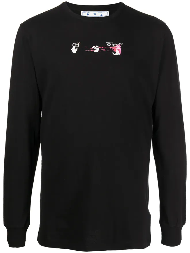 OFF-WHITE Off-White アローズモチーフ Tシャツ ブラックの商品画像
