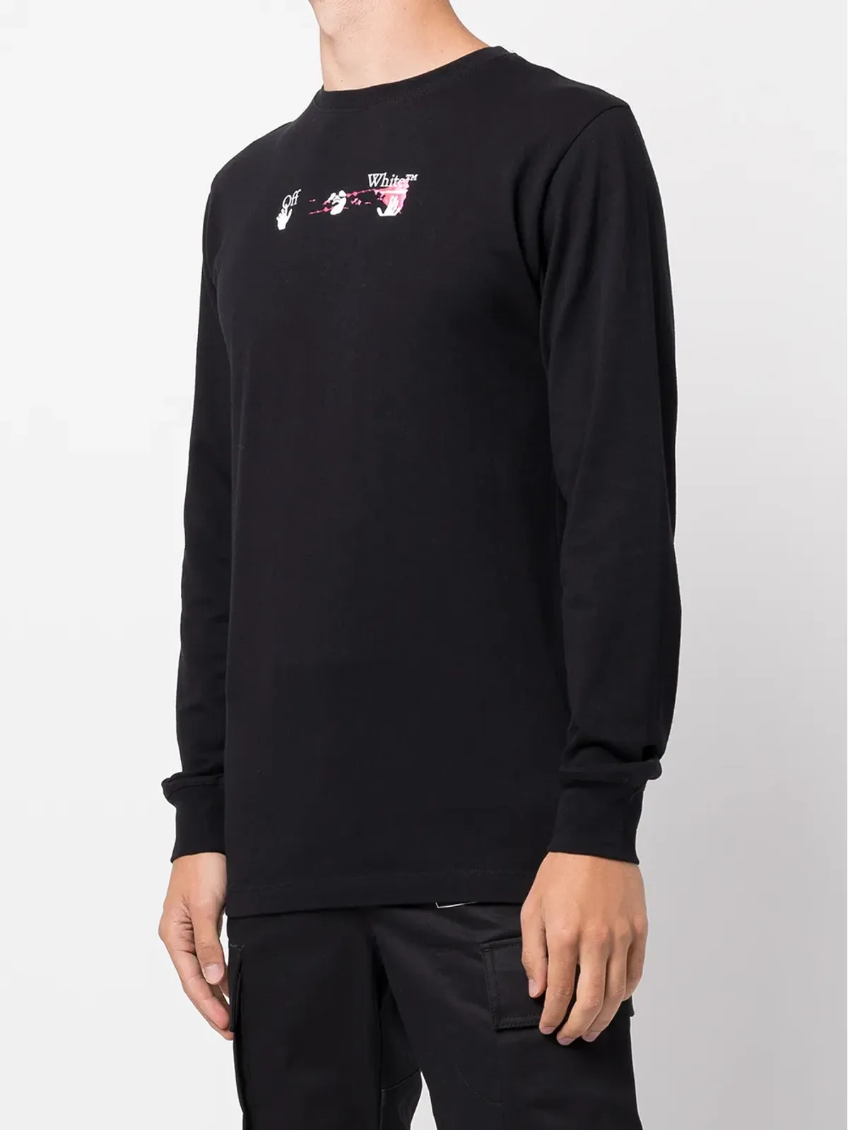 Off-White アローズモチーフ Tシャツ ブラック - 画像3