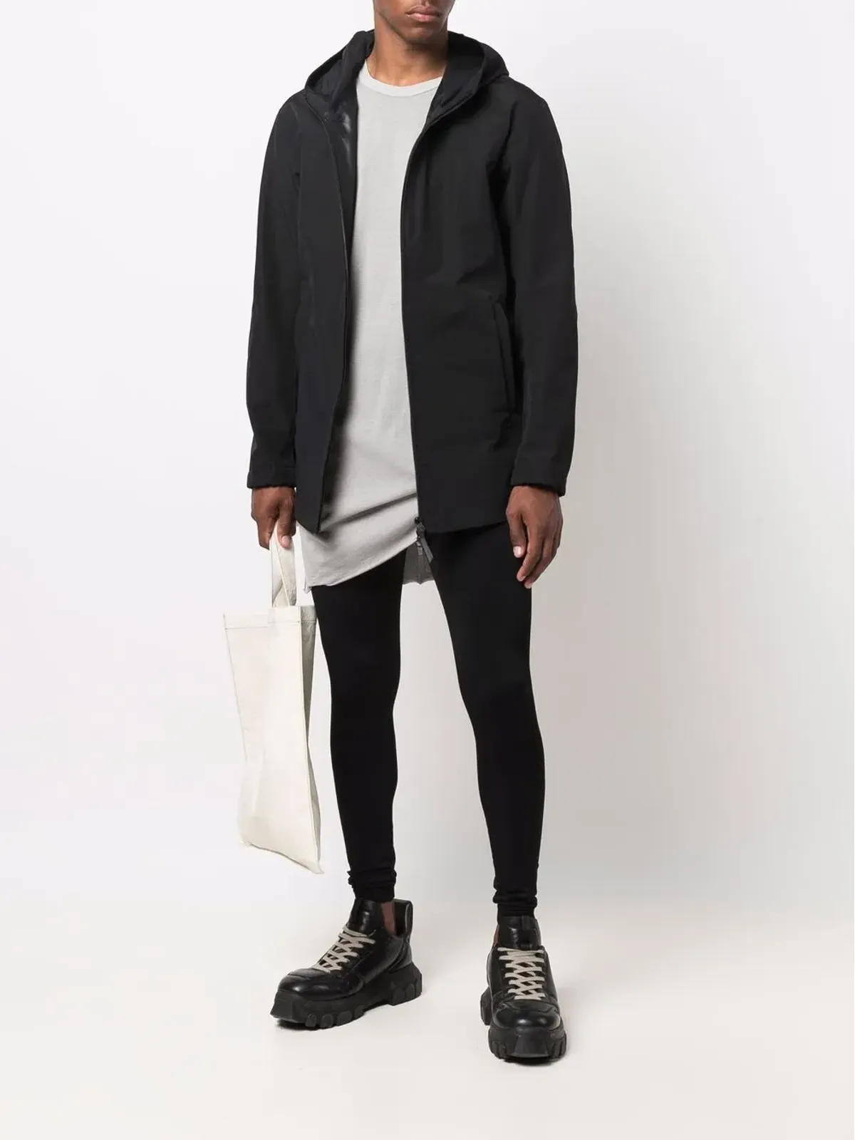 Boris Bidjan Saberi フード付きジップアップジャケット - 画像2