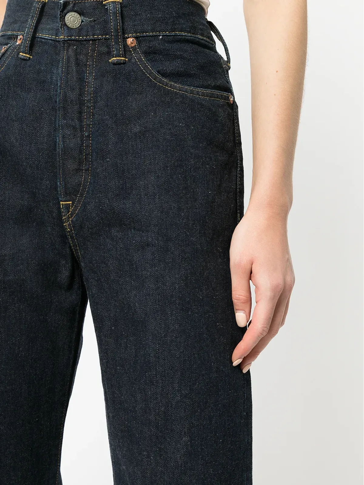 Ralph Lauren RRL ハイウエストストレートジーンズ - 画像5