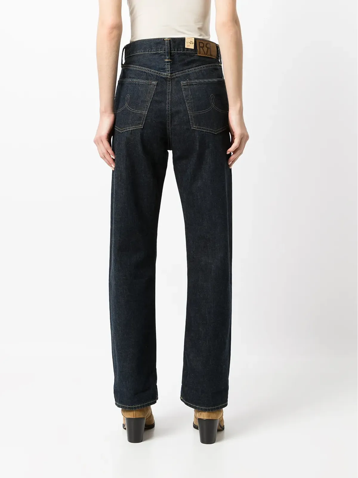Ralph Lauren RRL ハイウエストストレートジーンズ - 画像4