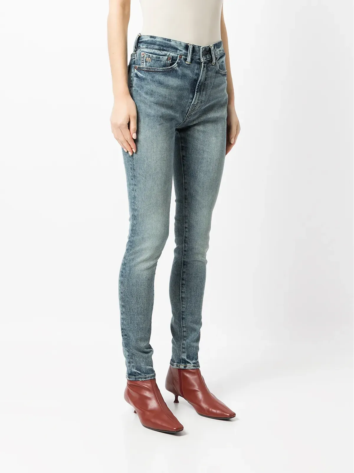 Ralph Lauren RRL ハイウエスト・スキニージーンズ - 画像3