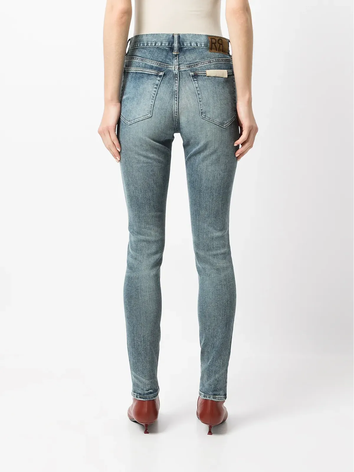 Ralph Lauren RRL ハイウエスト・スキニージーンズ - 画像4