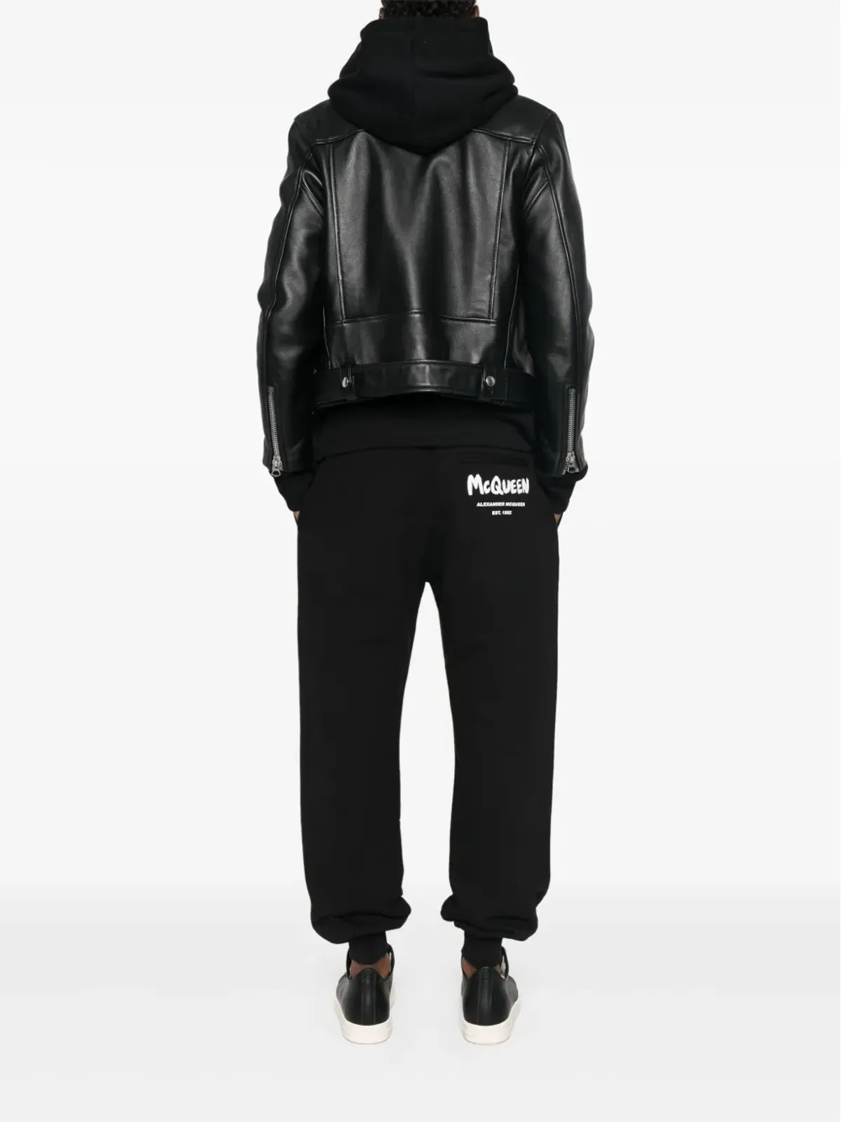 Alexander McQueen ロゴプリント トラックパンツ - 画像2