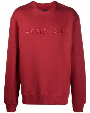 A-COLD-WALL* ロゴ刺繍コットン スウェットシャツ - サムネイル1