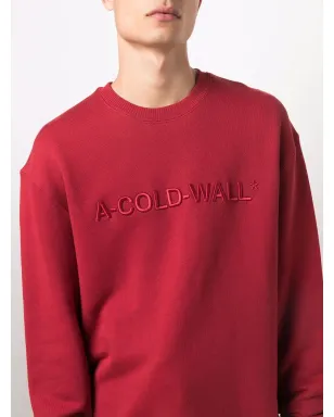 A-COLD-WALL* ロゴ刺繍コットン スウェットシャツ - サムネイル5