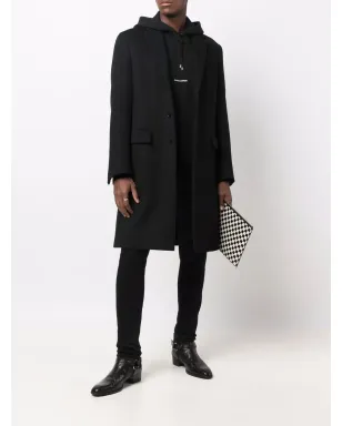 Saint Laurent ロゴプリントフーディー - サムネイル2