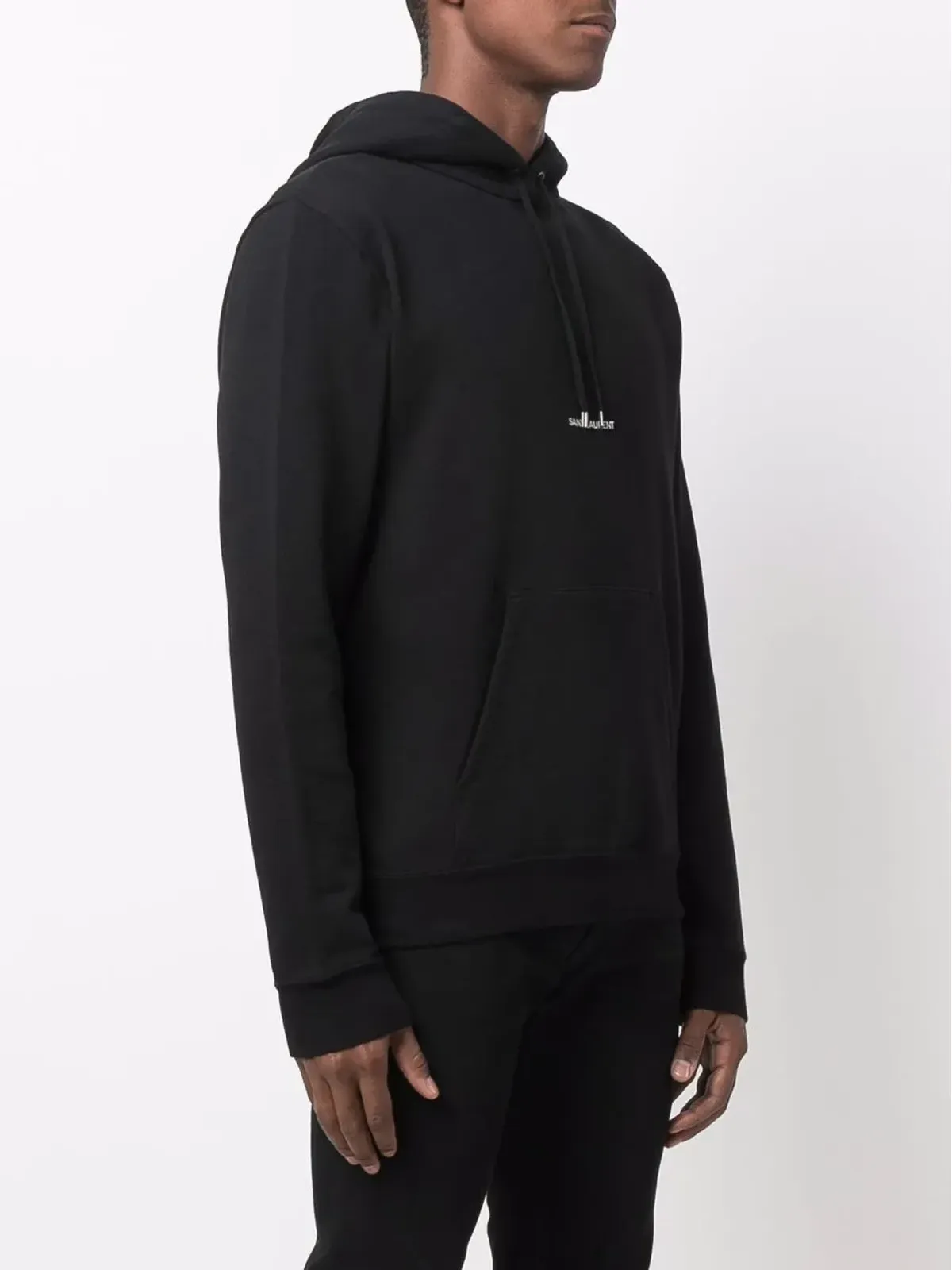 Saint Laurent ロゴプリントフーディー - 画像3