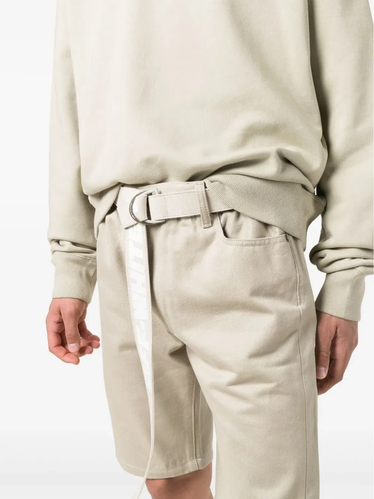Off-White ベルト付き Bermuda ショーツ - 画像5