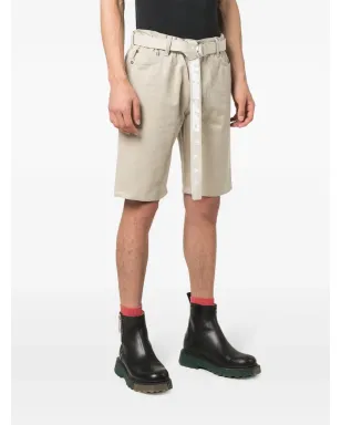 Off-White ベルト付き Bermuda ショーツ - サムネイル3