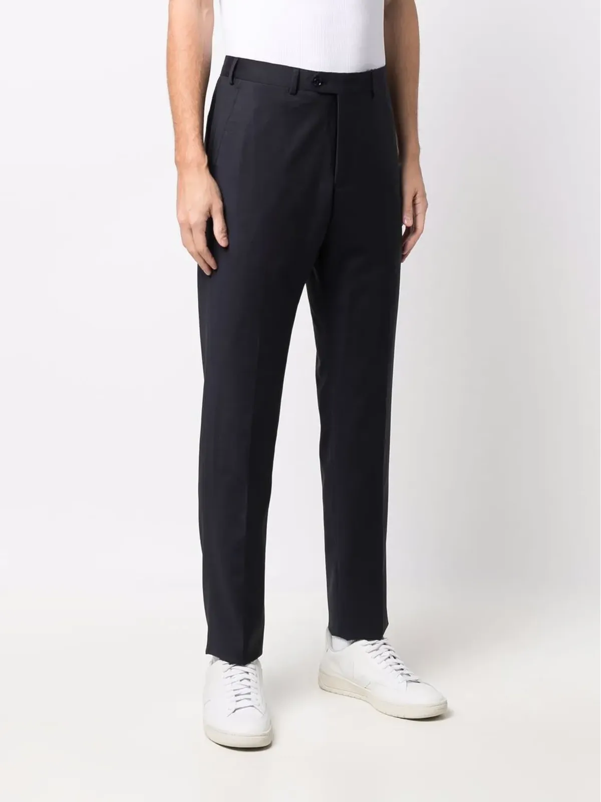 Emporio Armani テーパードレッグ テーラードパンツ - 画像3