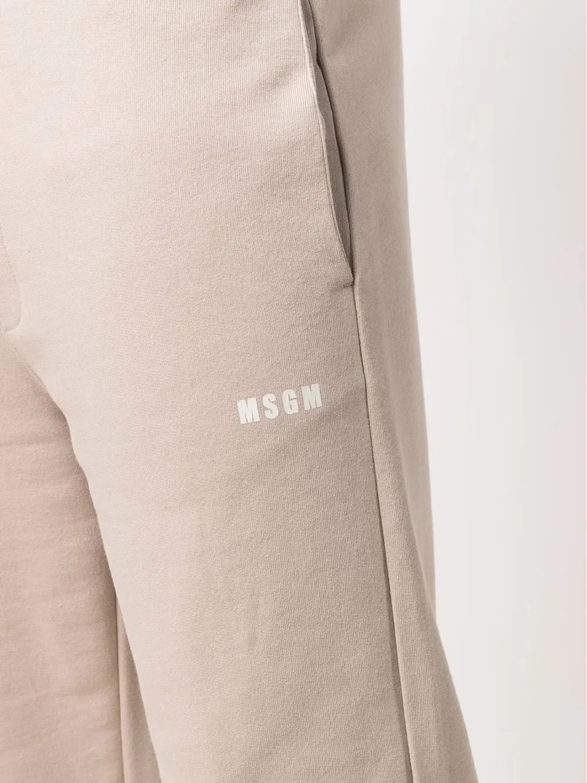 MSGM ロゴプリント コットン トラックパンツ - 画像5