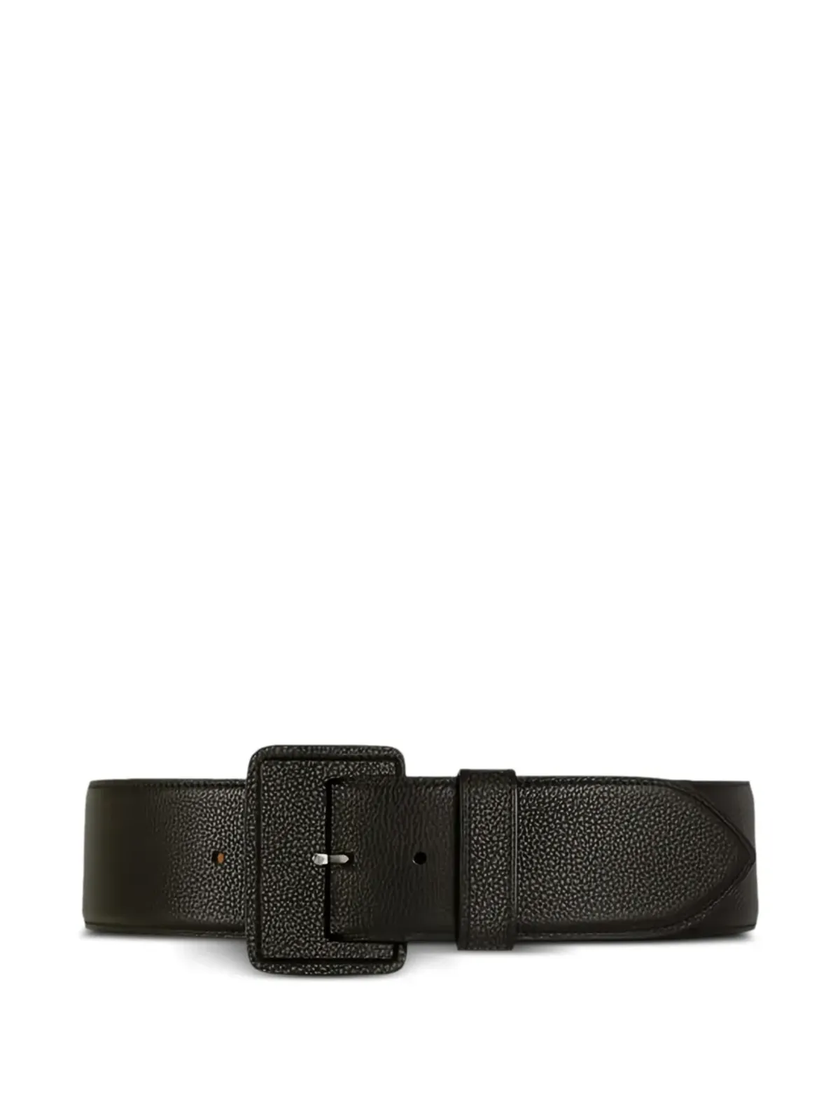 Maison Vaincourt シボ入りレザー バックルベルト - 画像1
