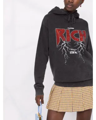 Alessandra Rich プリーツハウンドトゥース柄ミニスカート イエロー - サムネイル5