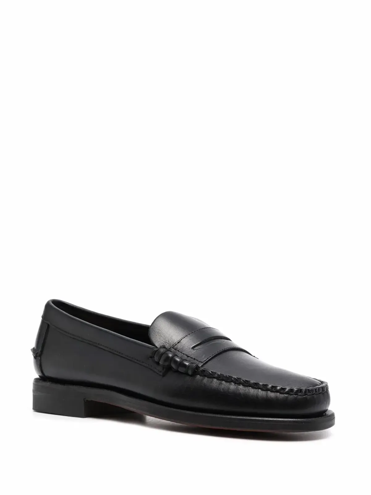 Sebago スリップオン レザー ローファー - ブラック - 画像2