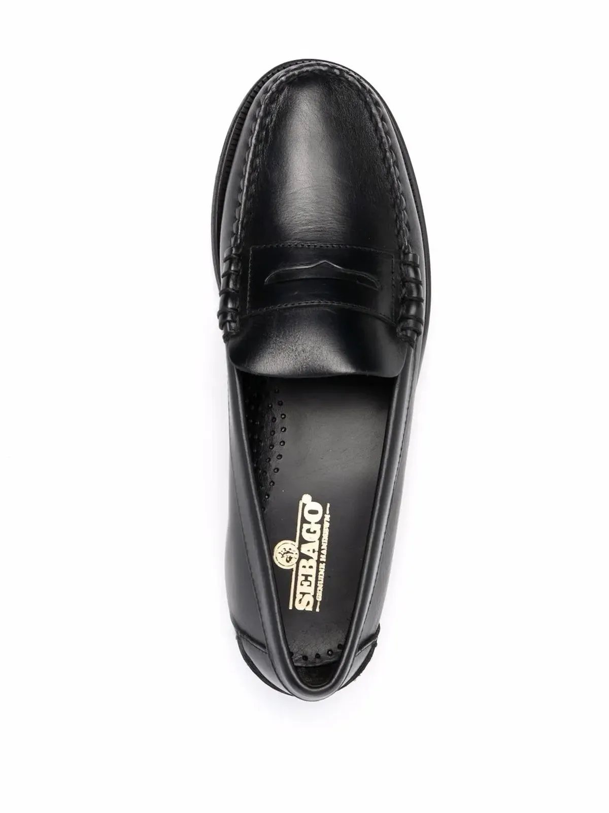 Sebago スリップオン レザー ローファー - ブラック - 画像4