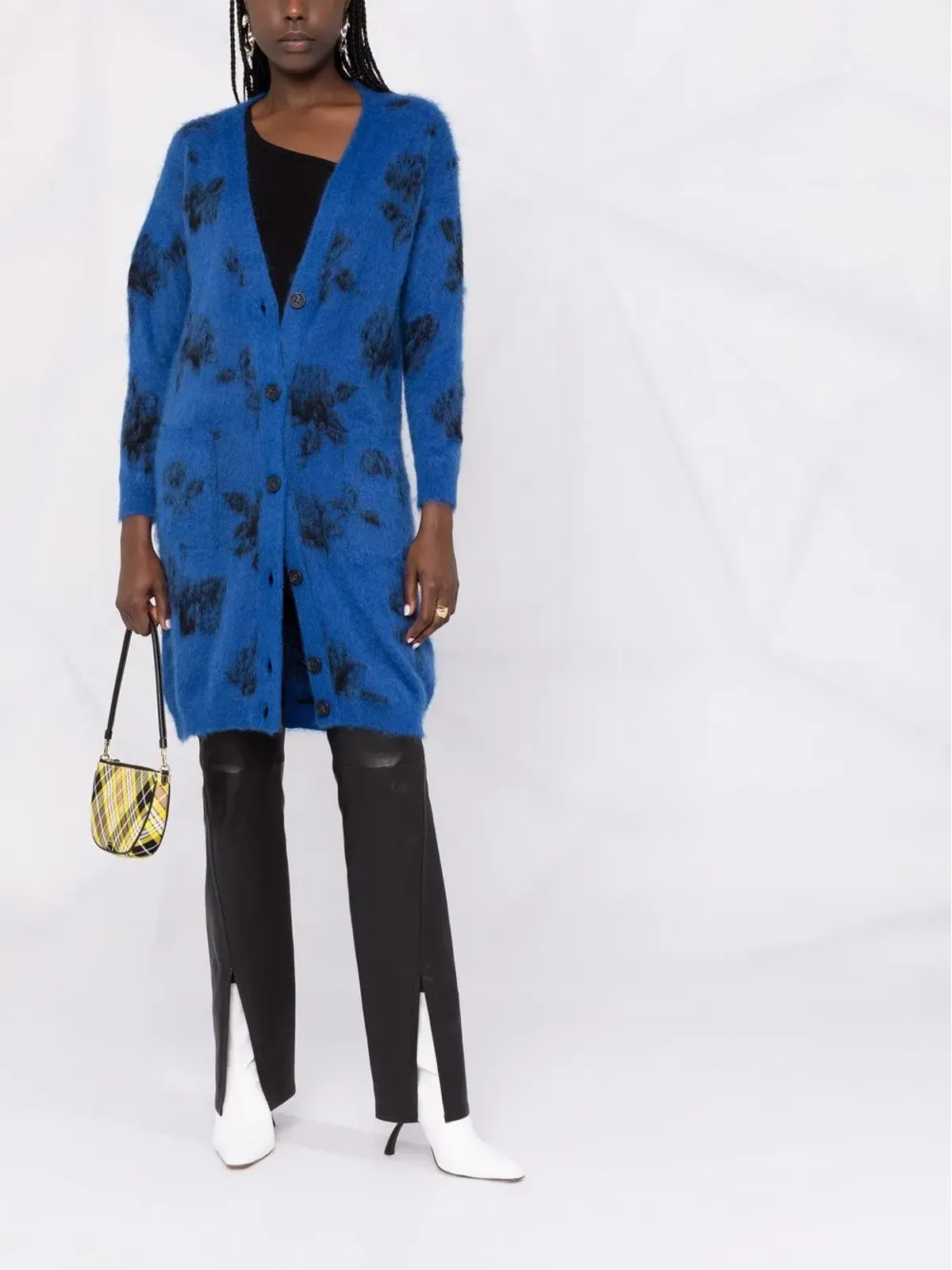 RED Valentino Vネック ボタン留め カーディガン - 画像2