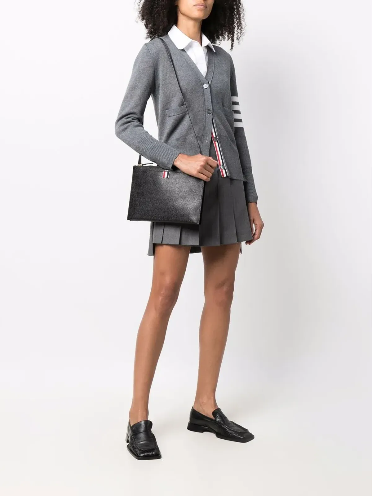 Thom Browne ロゴプリント クロスボディバッグ - 画像2