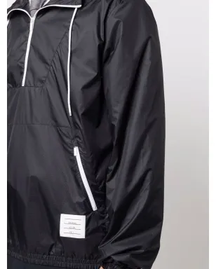 Thom Browne ロゴパッチフーデッドジャケット - サムネイル5