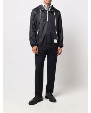 Thom Browne ロゴパッチフーデッドジャケット - サムネイル2