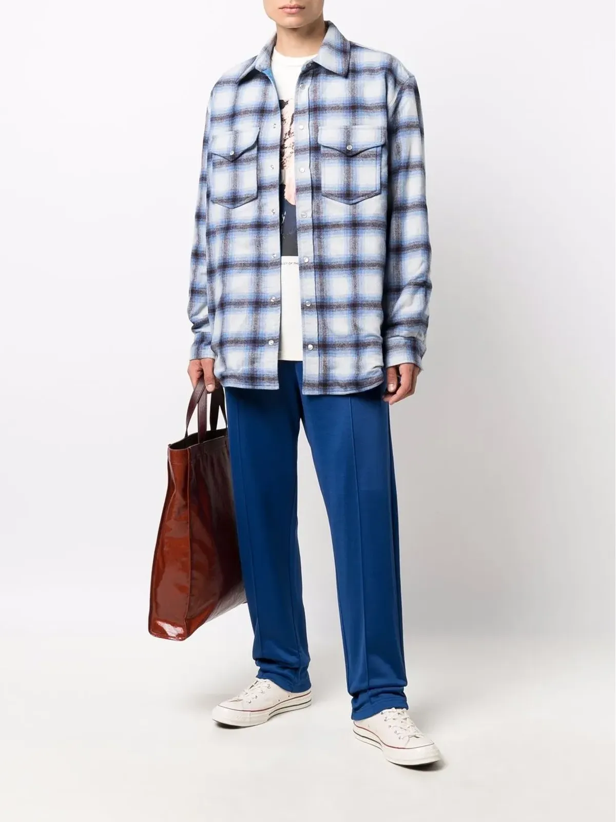 MARANT ストレートレッグ ロゴ トラックパンツ - 画像2
