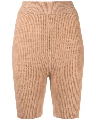 Cashmere In Love ミラ リブ編みメリノカシミアショーツ - サムネイル1