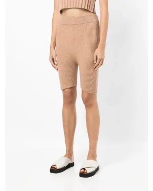 Cashmere In Love ミラ リブ編みメリノカシミアショーツ - サムネイル3