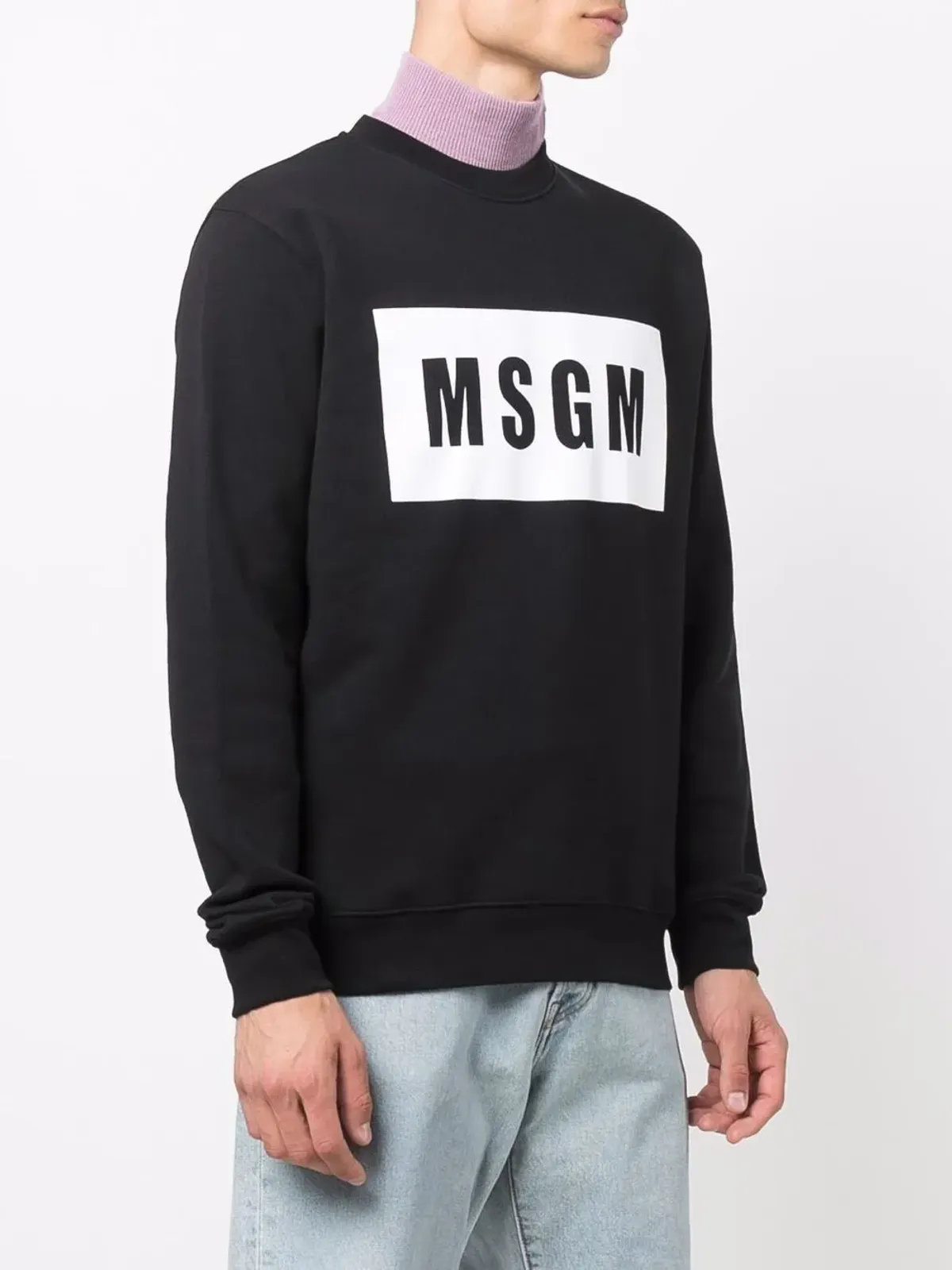 MSGM ロゴプリント スウェットシャツ - 画像3