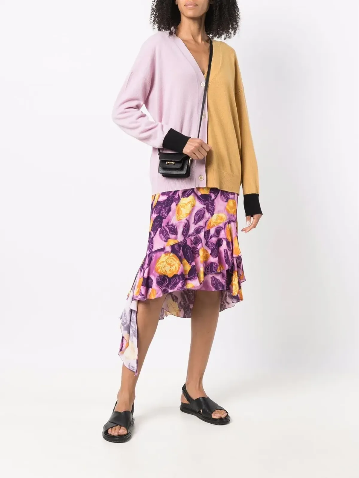 Marni グラフィックプリント ミディスカート - 画像2