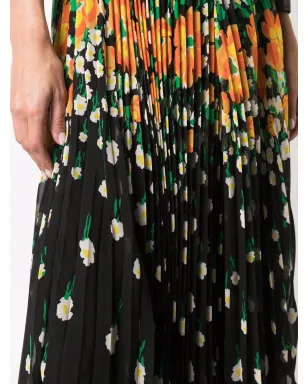 RED Valentino 花柄プリーツミディスカート - サムネイル5