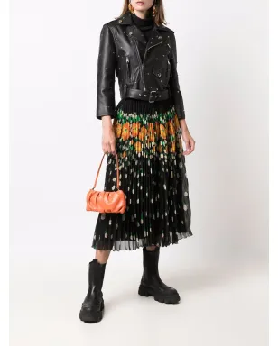 RED Valentino 花柄プリーツミディスカート - サムネイル2