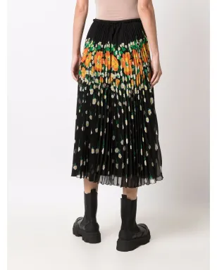 RED Valentino 花柄プリーツミディスカート - サムネイル4