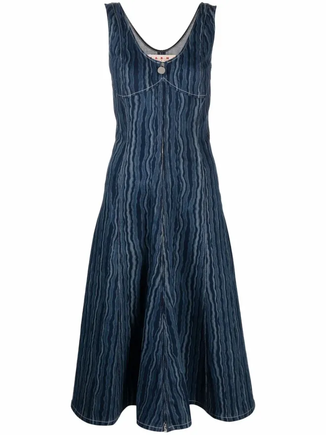 Marni Marni ノースリーブデニムドレスの商品画像