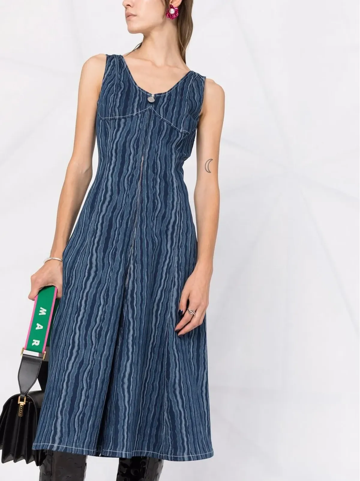 Marni ノースリーブデニムドレス - 画像5