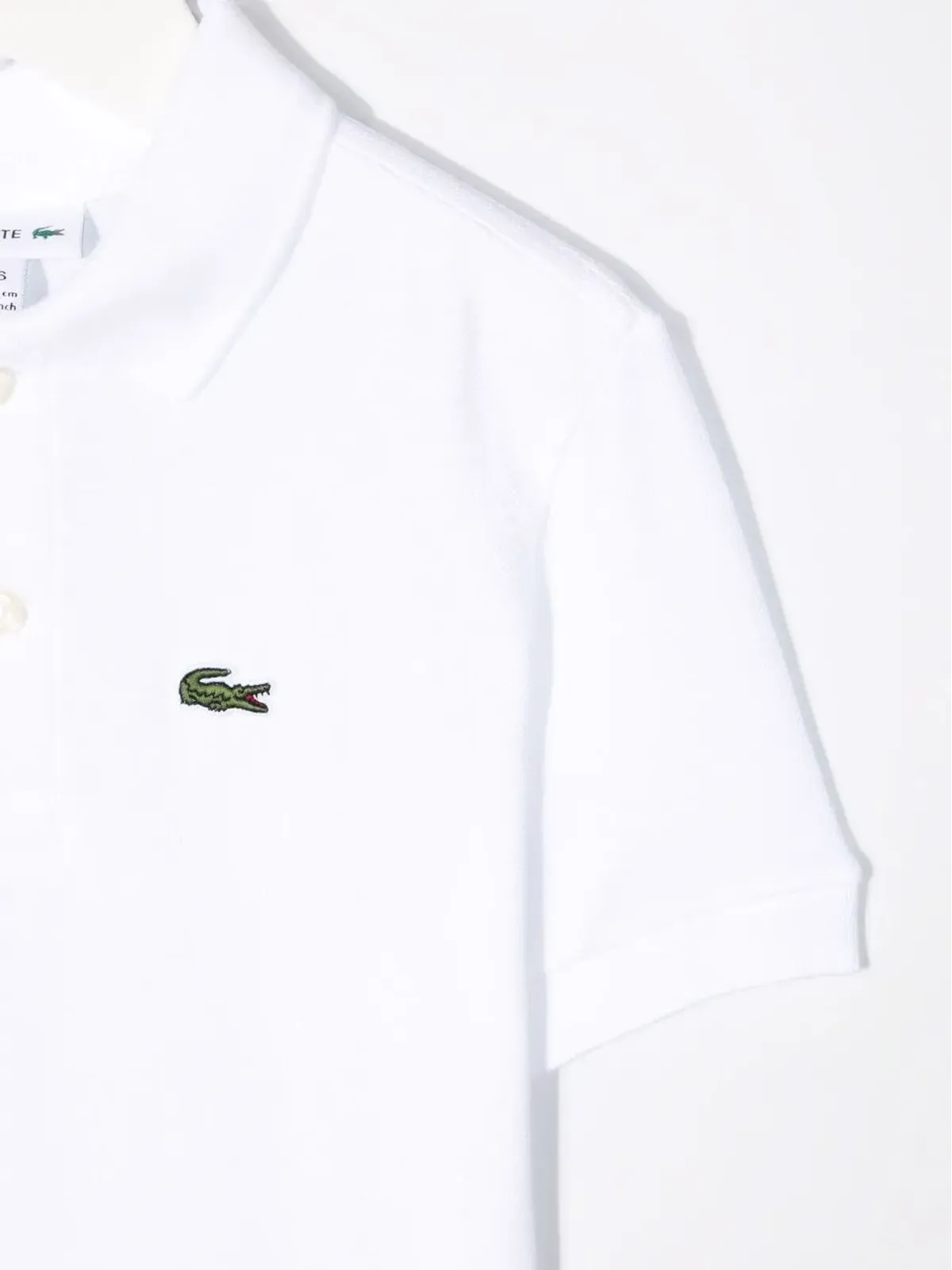 Lacoste Kids クロコダイル刺繍ポロシャツ - 画像3