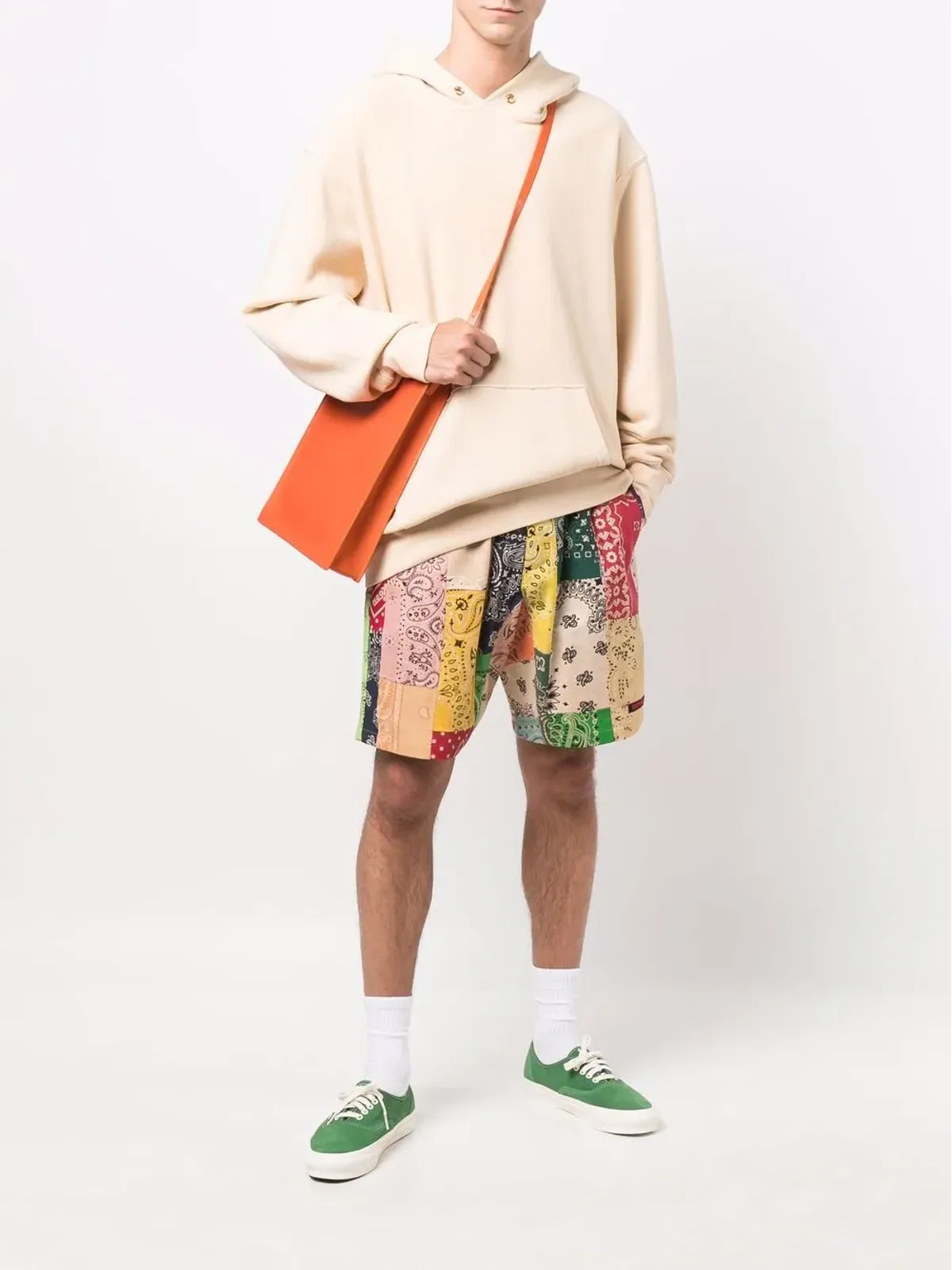 Readymade パッチワーク バンダナプリント ショーツ - 画像2